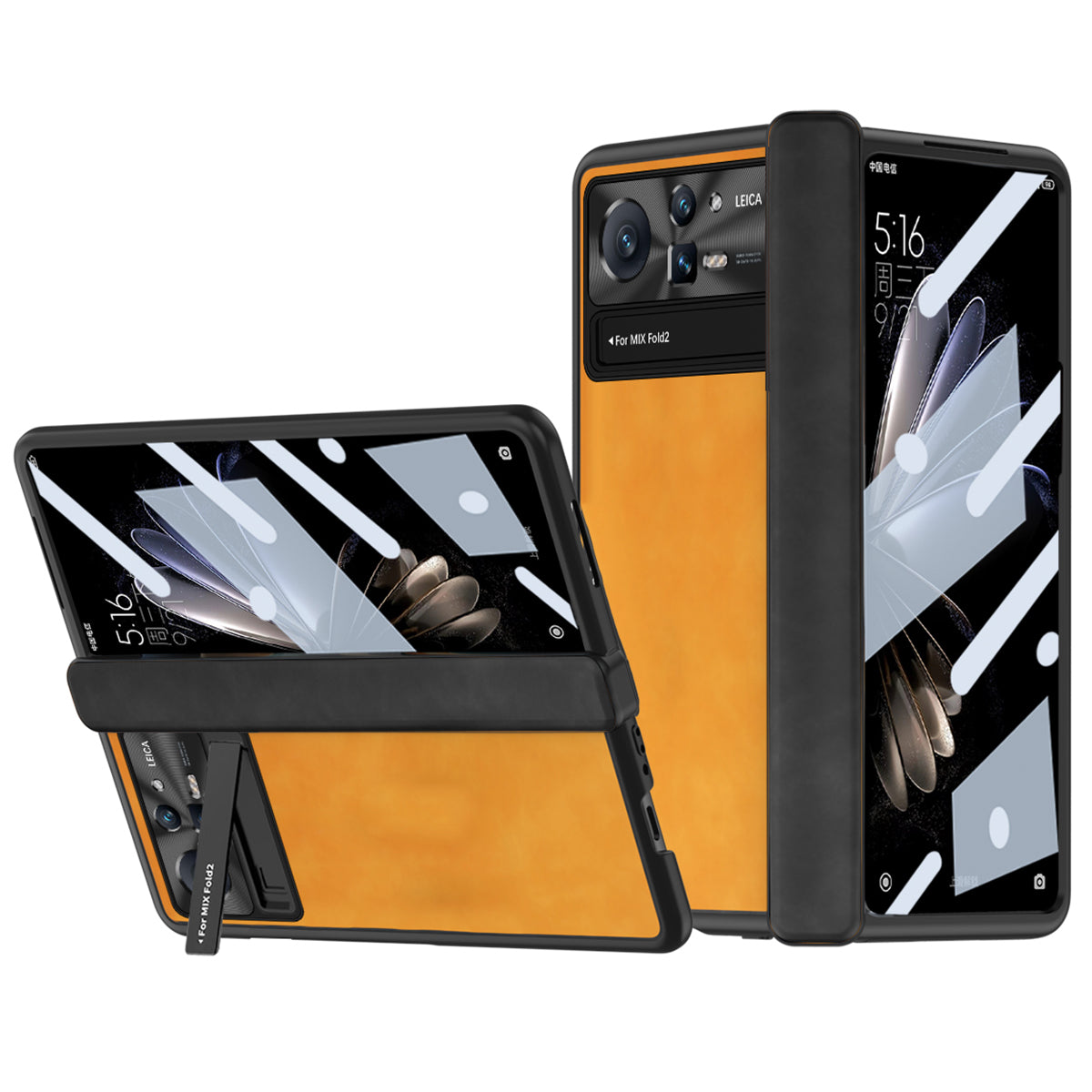 For Xiaomi Mix Fold 2 5G Hinge Protection All-Inclusive Cover Nappa Texture PU Leather PC Shell Kickstand Phone Case with Tempered Glass Film For Xiaomi Mix Fold 2 5G Hinge Protection All-Inclusive Cover Nappa Texture PU Leather PC Shell Kickstand Phone Case with Tempered Glass Film